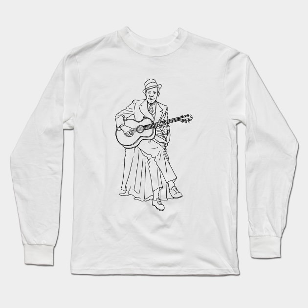 Robert Johnson Long Sleeve T-Shirt by TheCosmicTradingPost